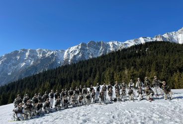 Vânătorii de munte francezi se antrenează în zona Diham, împreună cu cei români (galerie foto)