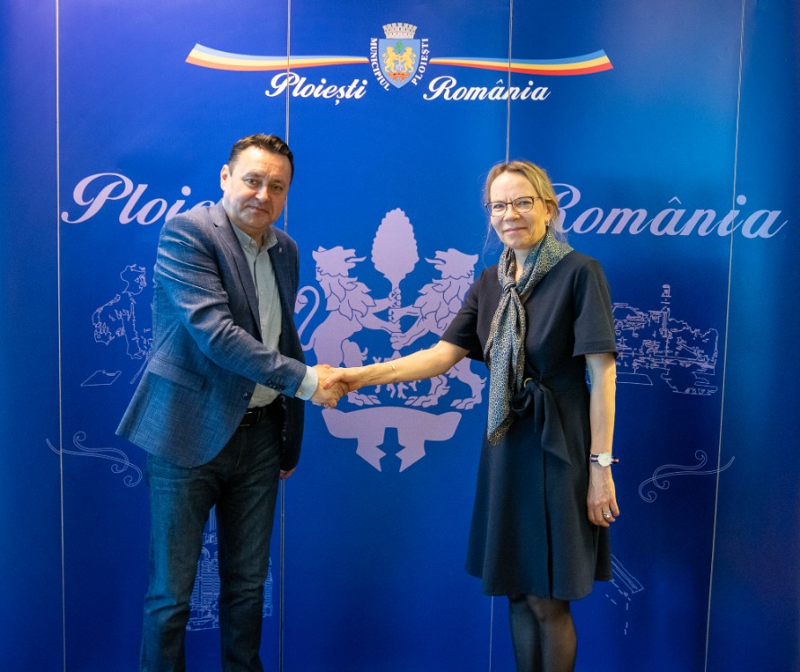 Ambasadoarea Finlandei, în vizită la Ploiești Ambasadoarea Finlandei, în vizită la Ploiești