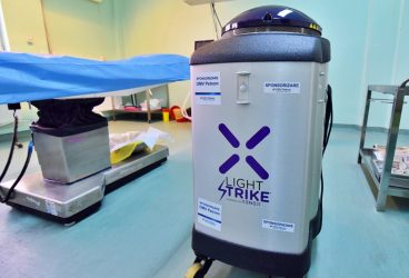 Robot ultraperformant pentru dezinfecția spațiilor din Spitalul Județean de Urgență Ploiești