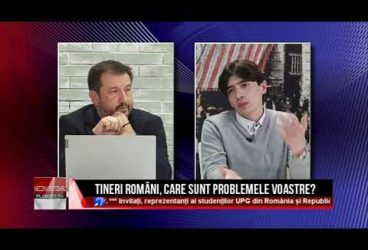 Tineri români, care sunt problemele voastre? Invitați: Vasile Ailene, președinte Liga Studenților UPG și Serghei Grozav, reprezentant Liga Studenților Basarabeni UPG