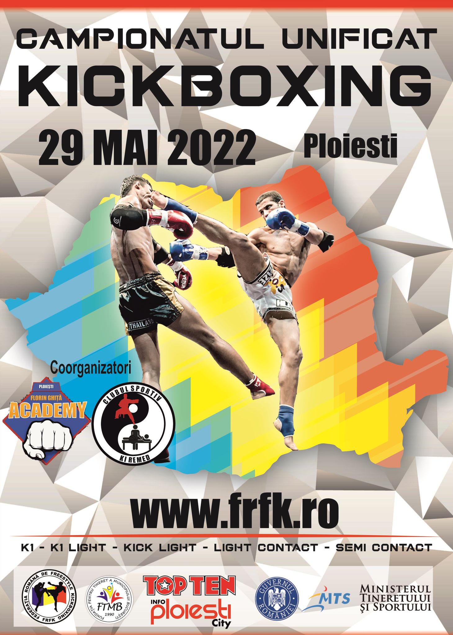 Campionatul Unificat de Kickboxing are loc duminică, la Ploiești
