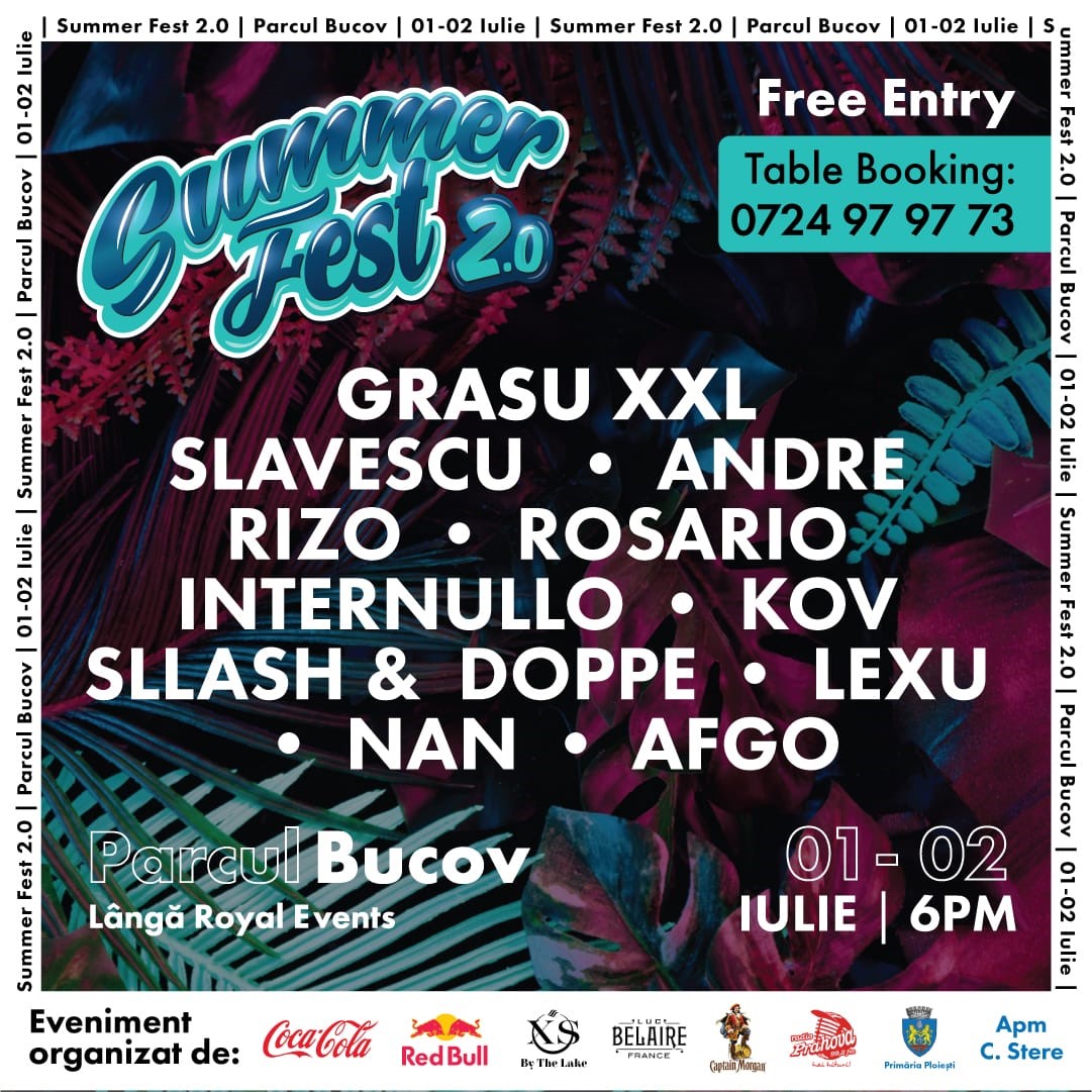 Summer Fest ediția a II-a, la Parcul Bucov Summer Fest ediția a II-a, la Parcul Bucov