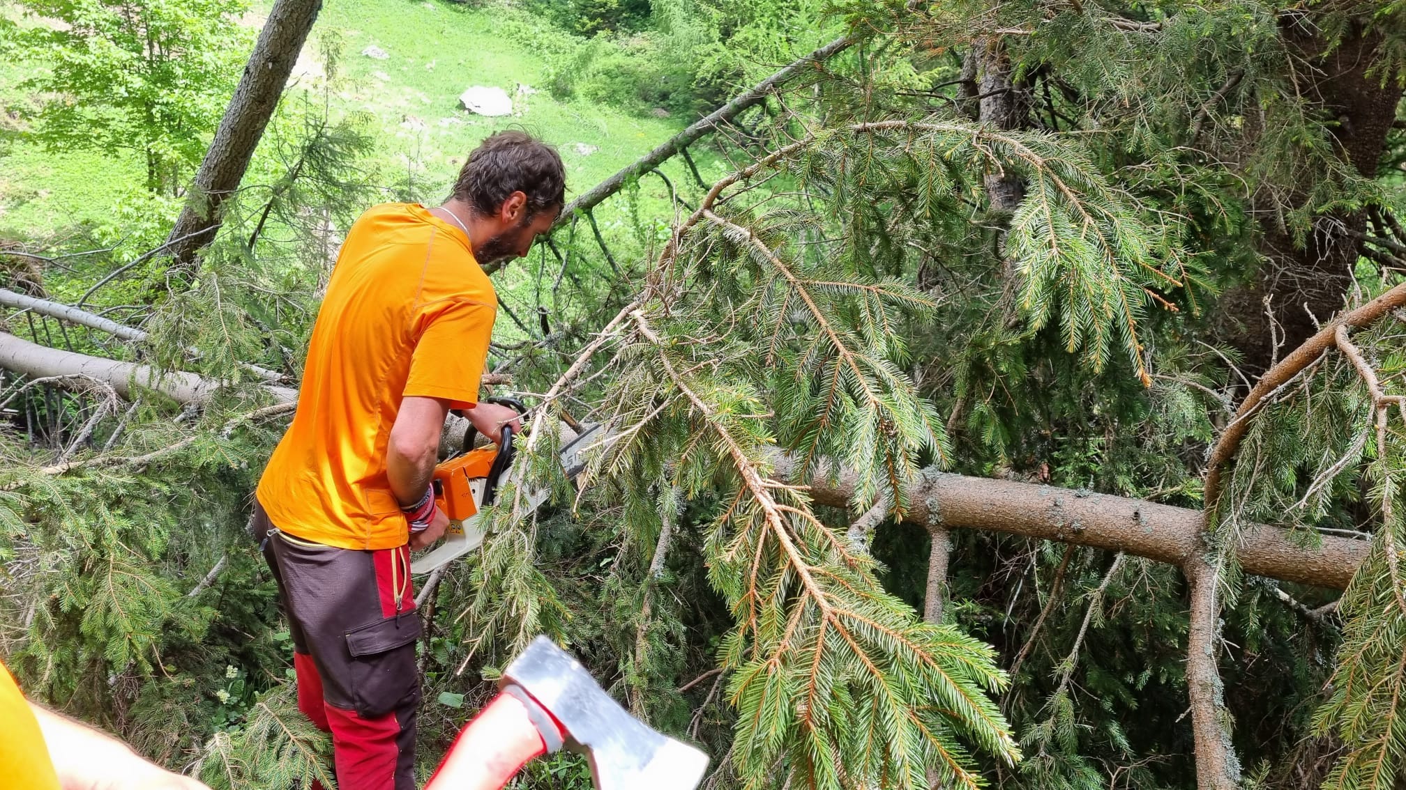 A început reabilitarea traseelor montane din Bucegi