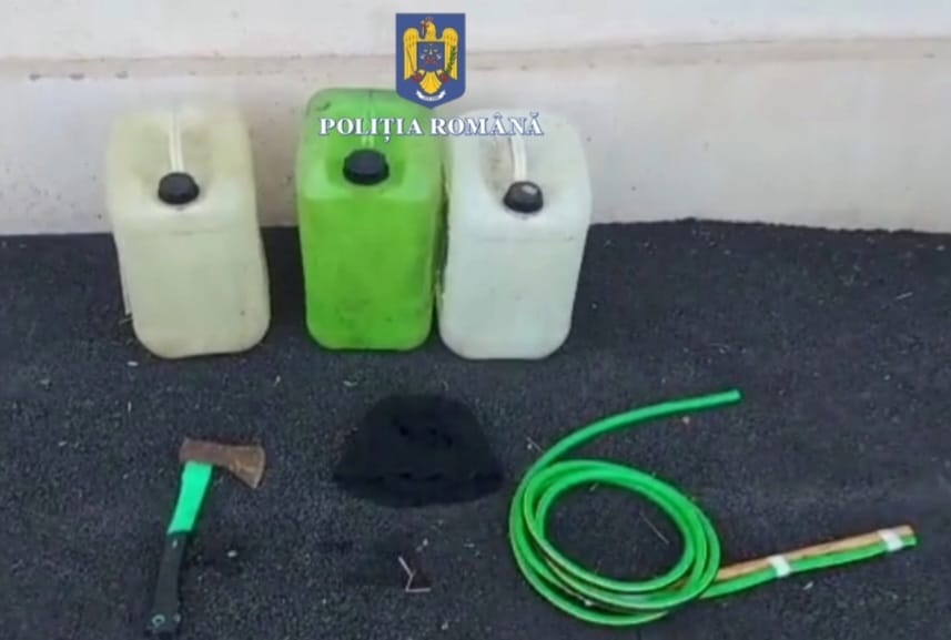 Bărbat din Florești, ridicat de polițiști pentru furtul a 360 litri de carburant