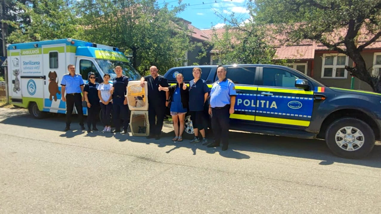 ACȚIUNE A POLIȚIȘTILOR BIROULUI PENTRU PROTECȚIA ANIMALELOR