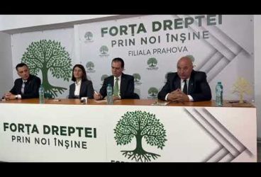 Partidul Forța Dreptei și-a lansat organizația Județeană la Ploiești, în prezența președintelui Ludovic Orban