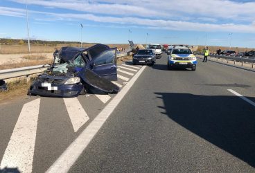 Accident rutier grav, pe autostrada A3, cu doiuă victime aflate în comă