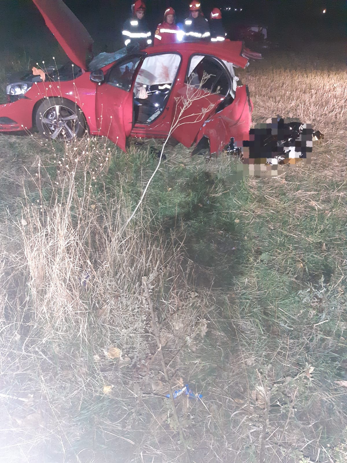 Imagini șocante de la accidentul cu mort pe DN1D, din această noapte