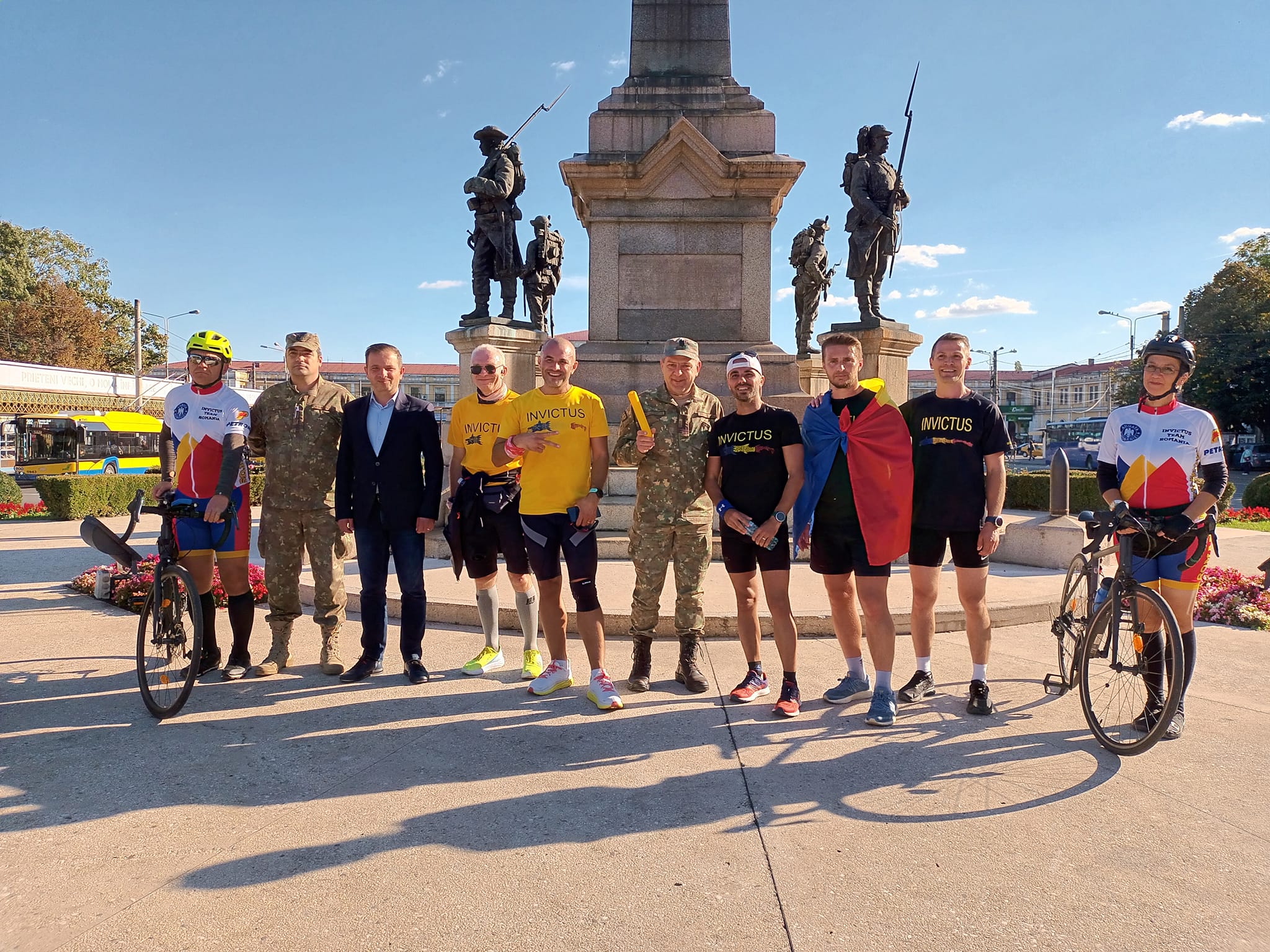 Ștafeta Veteranilor INVICTUS a sosit la Ploiești