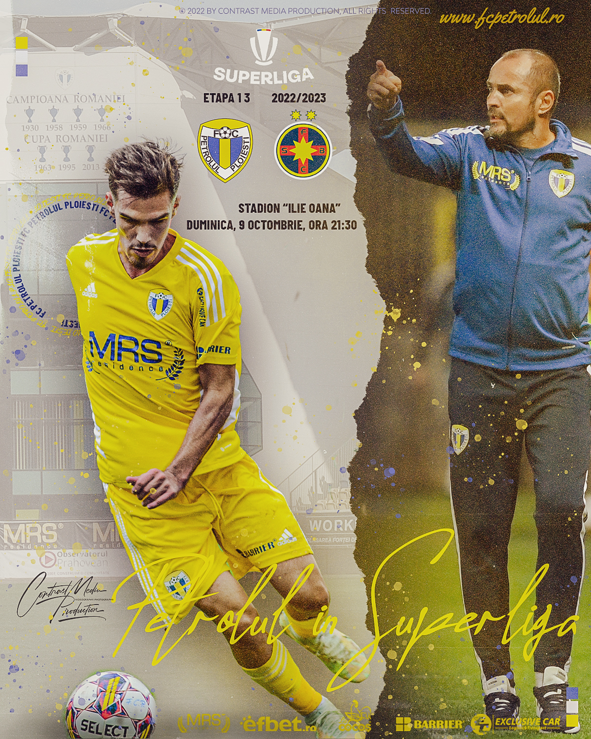 Cel mai așteptat meci al “lupilor” de la promovarea în Superligă are loc astă-seară pe arena Ilie Oană! Prima manșă a duelului dintre Petrolul și FCSB, așteptată cu sold-out și speranțe pentru “lupi” de a stopa șirul eșecurilor!