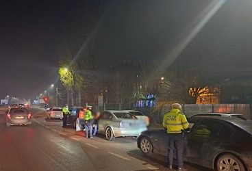 ACȚIUNE ÎN DESFĂȘURARE PE DOUĂ DRUMURI NAȚIONALE DIN JUDEȚ