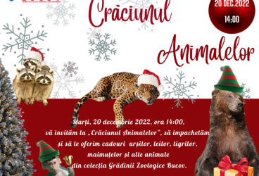 Invitație la Zoo, la Crăciunul Animalelor