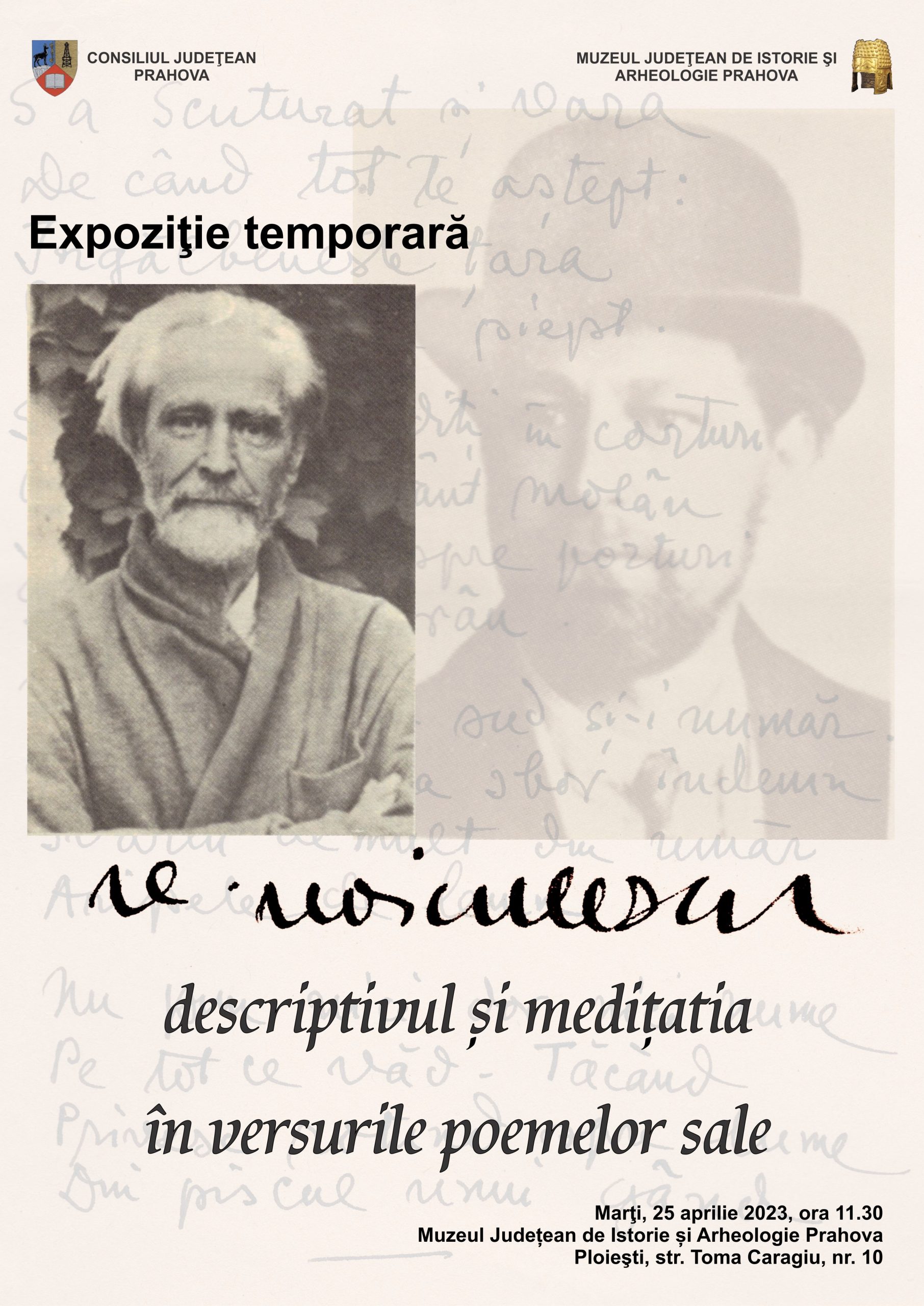 Expoziţie „V. Voiculescu – descriptivul şi meditaţia în versurile poemelor sale”, la Ploieşti Expoziţie „V. Voiculescu – descriptivul şi meditaţia în versurile poemelor sale”, la Ploieşti