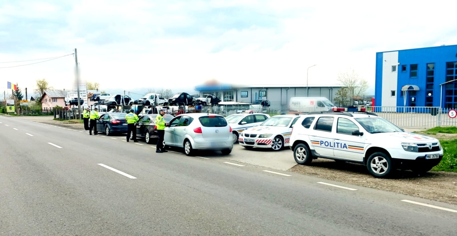 Filtru auto, la Chițorani, a doua zi de Paște