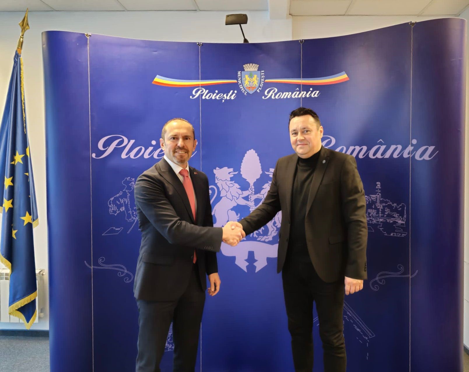 Ambasadorul Turciei, în vizită la Primăria Ploiești