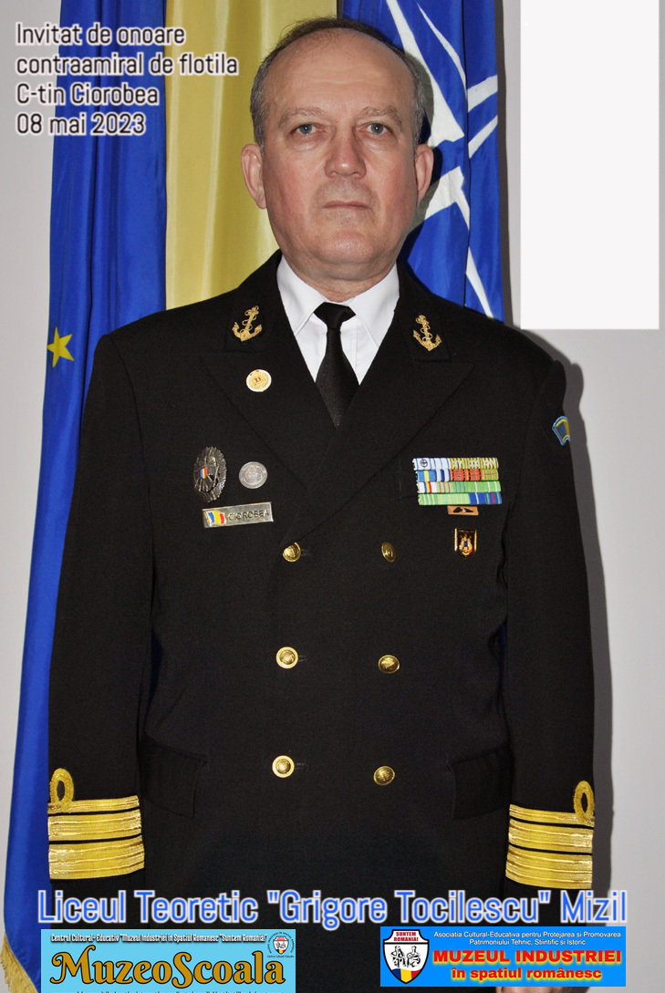 Un amiral la Mizil! “Fabricat in Romania”, secventa a programului “MuzeoScoala”, aduce marea intre vii si lanuri