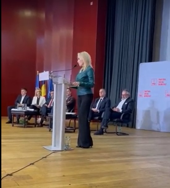 Discursul Gabrielei Firea în care spune că întreaga conducere a PSD