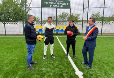 Budescu & Comp au inaugurat un teren de sport la Măneciu (galerie foto)