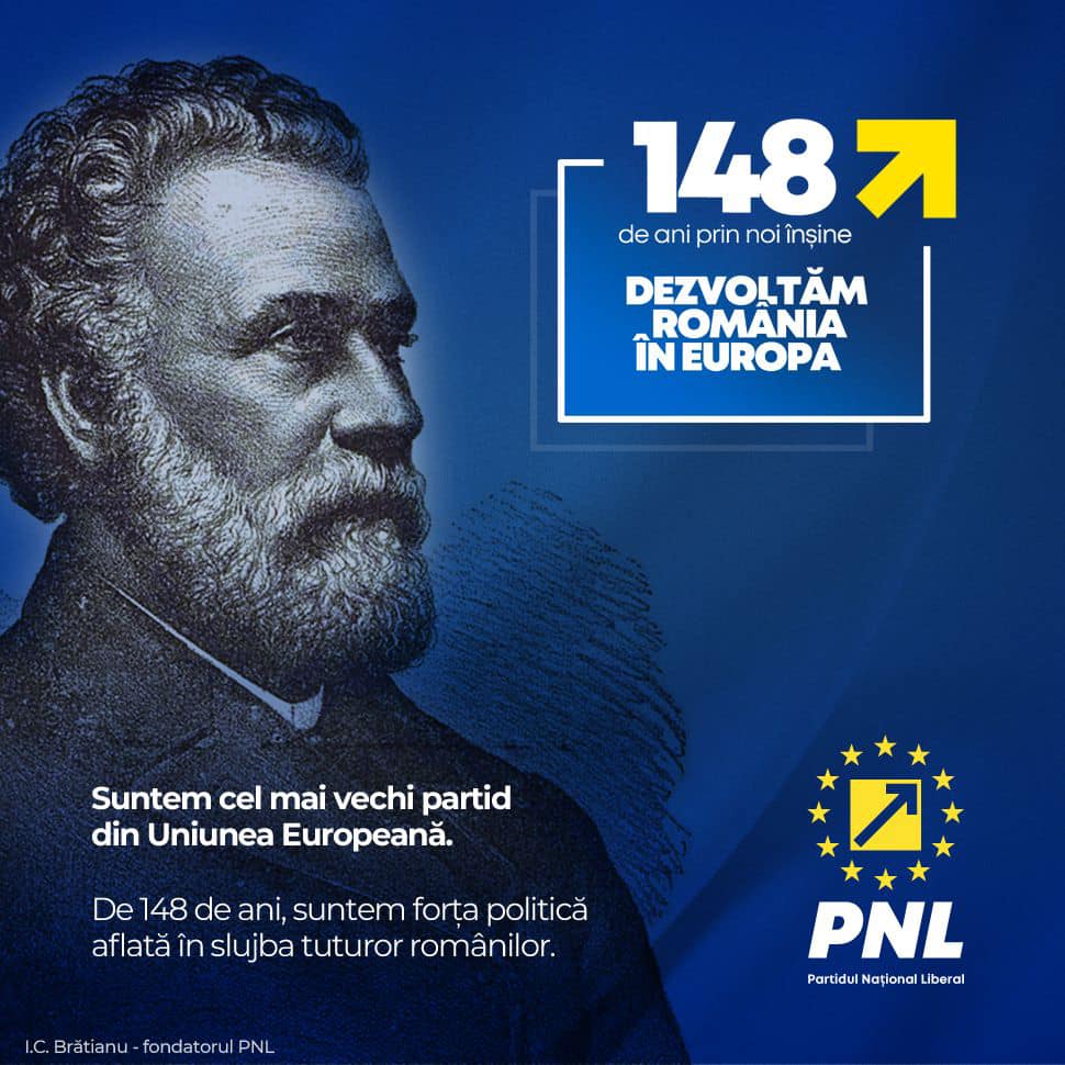 Partidul Naţional Liberal împlineşte 148 de ani. Mesajul PNL Prahova