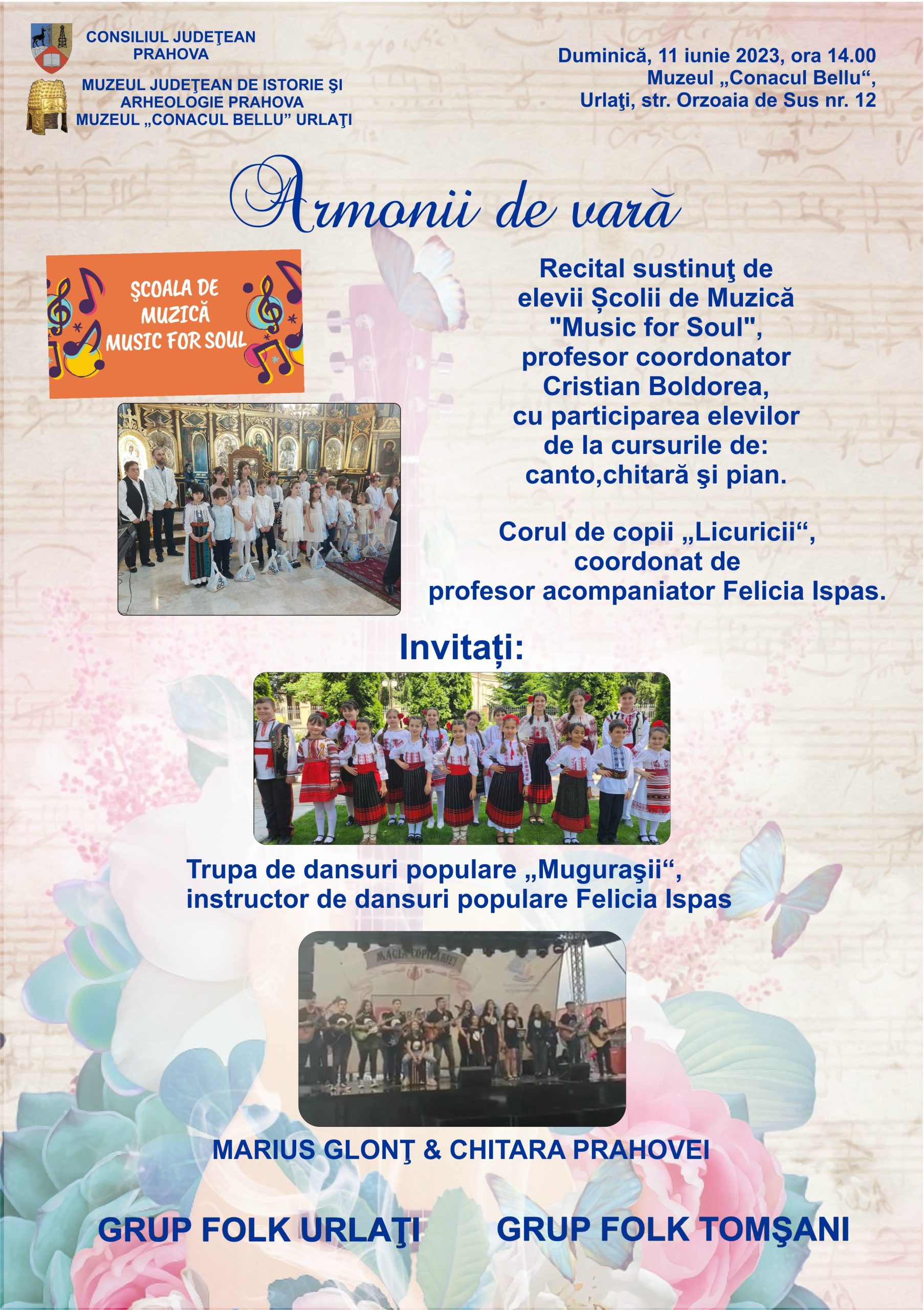 “Armonii de vară”, eveniment la Conacul Bellu din Urlaţi, duminică, 11 iunie