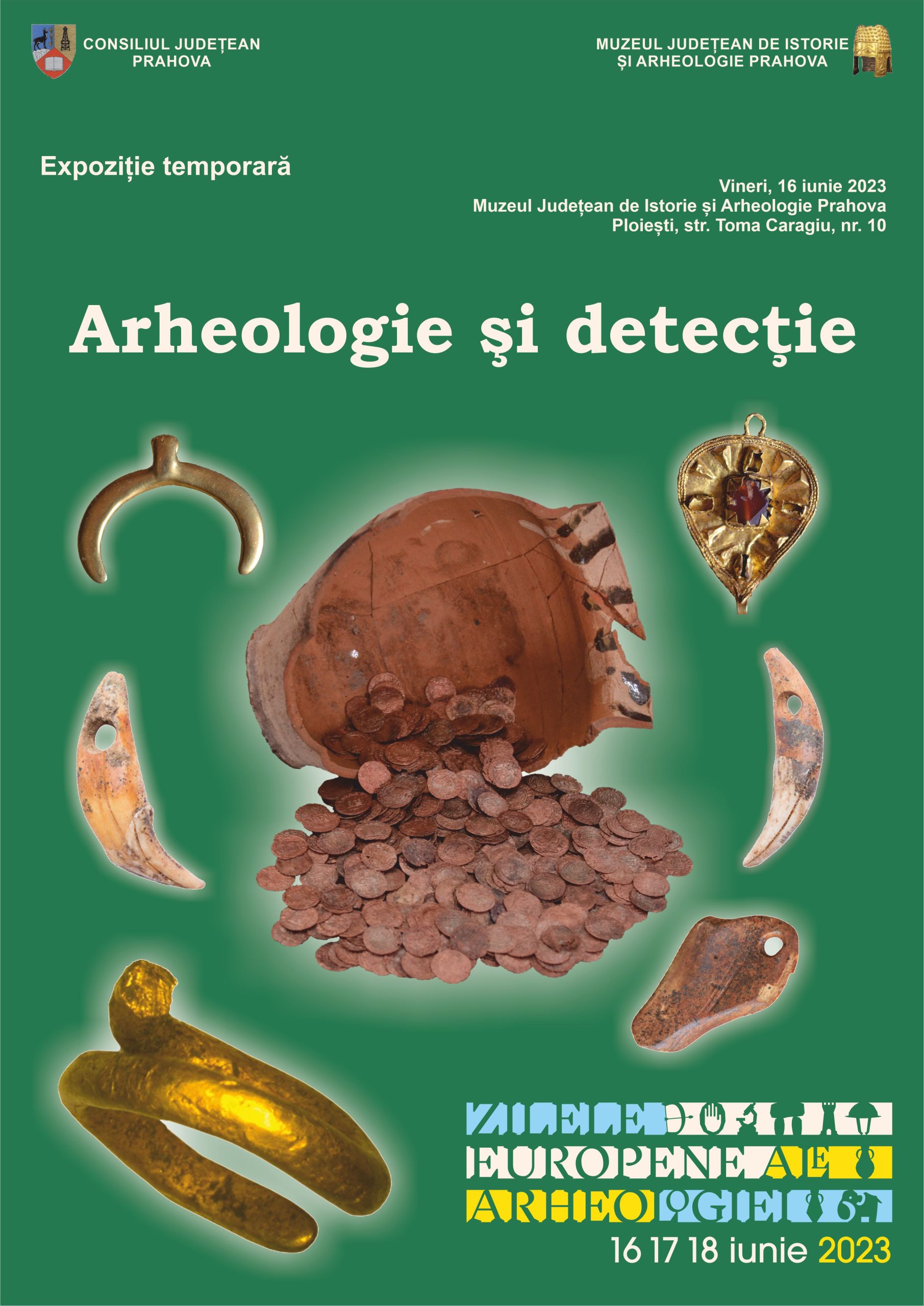 Expoziţia “Arheologie şi detecţie”, deschisă la Muzeul de Istorie