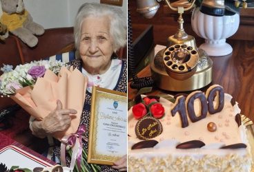 Primăria Ploieşti a aniversat-o pe Ioana Constantinescu, la împlinirea vârstei de 100 de ani
