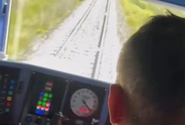 Record de viteză, de 210 km/h, atins, joi, pe o cale ferată din România – VIDEO