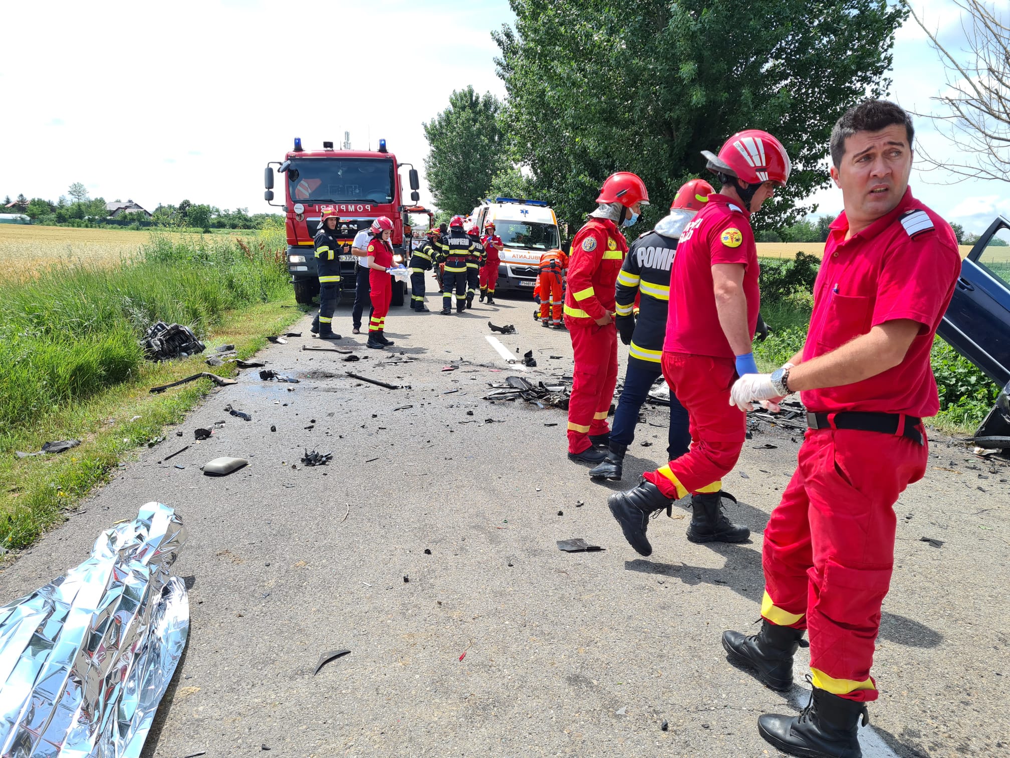 Două persoane decedate în urma unui accident produs la Poienarii Burchii Două persoane decedate în urma unui accident produs la Poienarii Burchii
