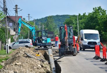Stadiul lucrărilor la reţeaua de gaze de pe Valea Slănicului