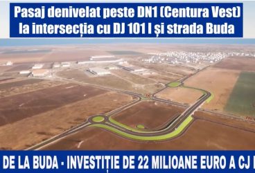 Cum va arăta şi când va fi gata pasajul peste DN1, Ploieşti – Buda. Video