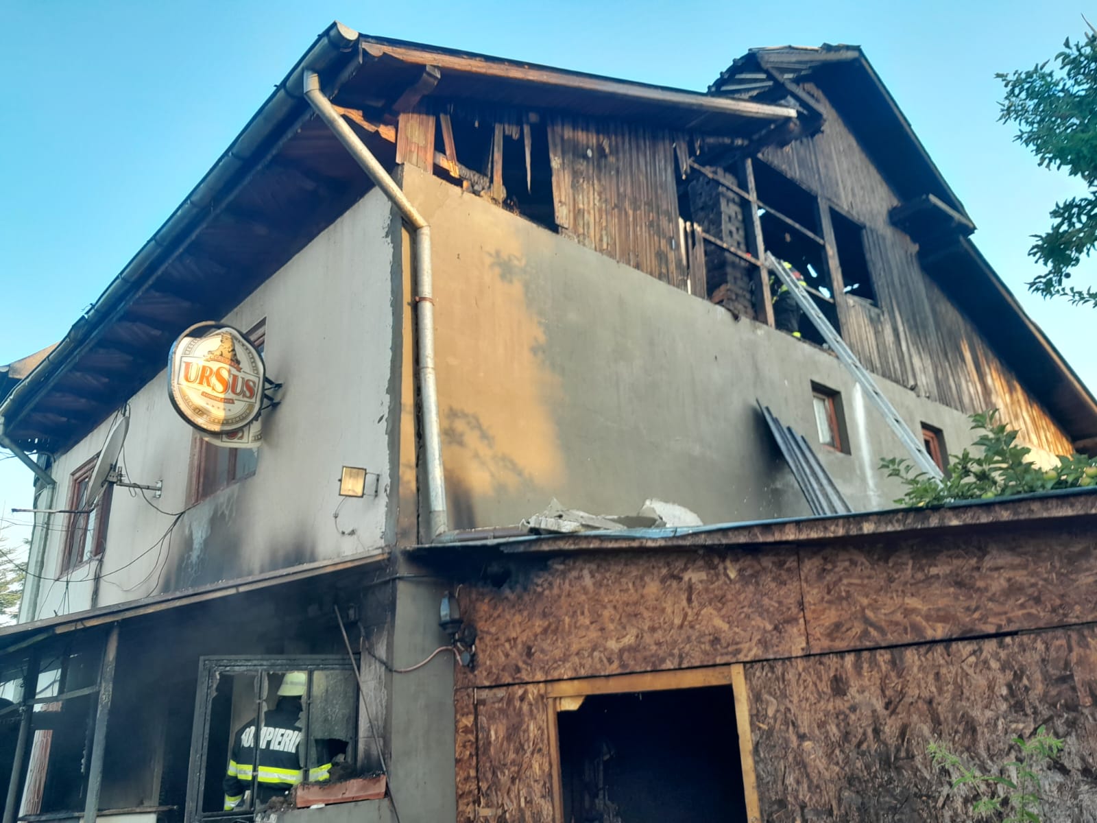 Incendiu la o casă din comuna Drajna Incendiu la o casă din comuna Drajna
