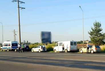 Filtru al Poliţiei Rutiere, la Floreşti, pe DN1 E60/DJ720