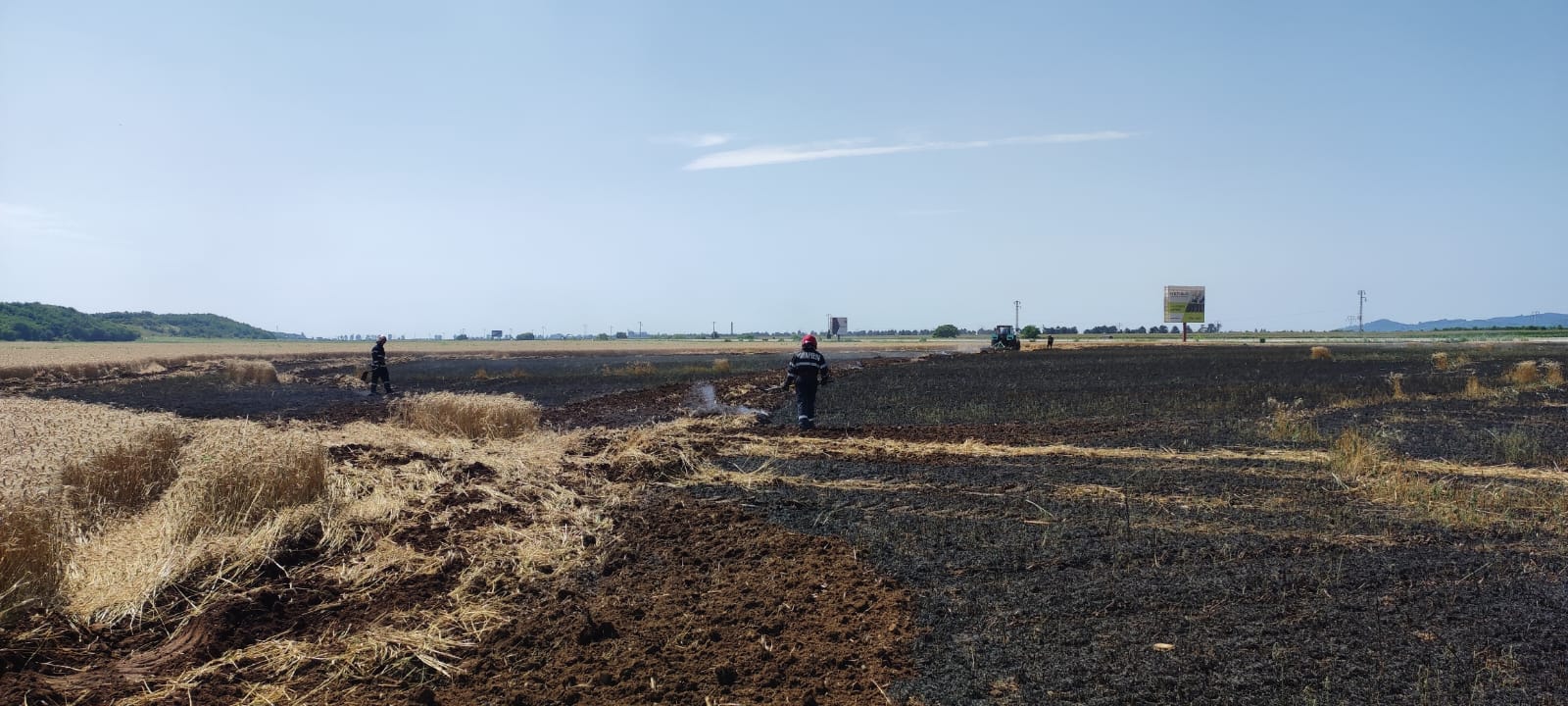 Incendiu de vegetaţie în Băneşti Incendiu de vegetaţie în Băneşti