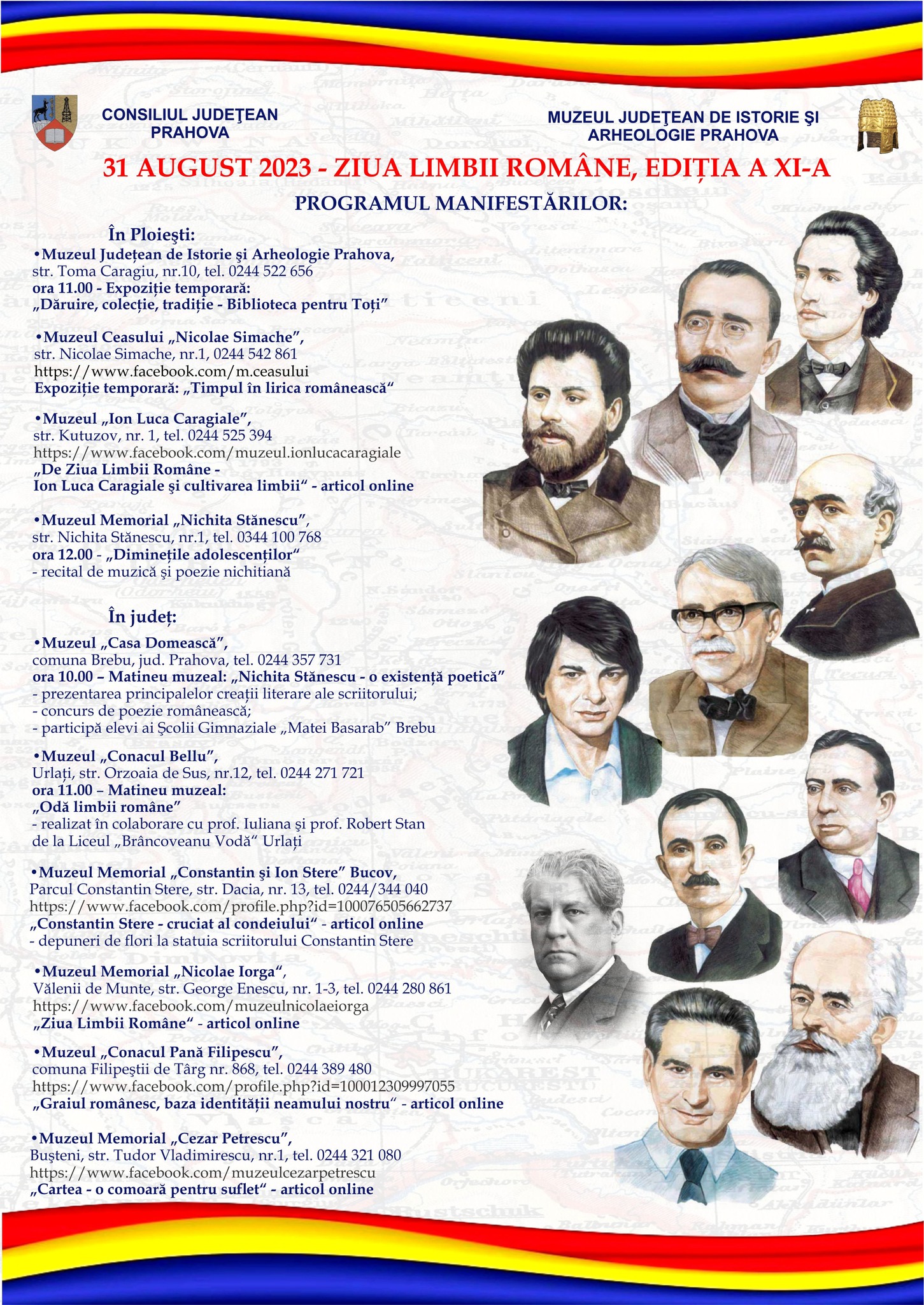 Ziua Limbii Române, 31 august. Lista evenimentelor care se vor desfăşura în Ploieşti şi în judeţ