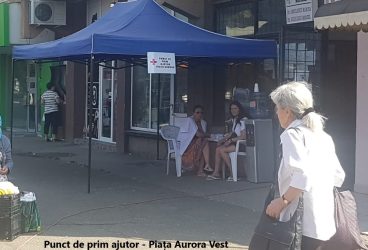 Unde se află punctele de prim ajutor și de hidratare din Ploieşti instalate pe durata caniculei