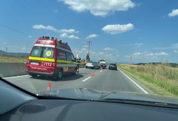 Copii răniţi într-un accident produs pe DN1D, în afara localității Albești-Paleologu