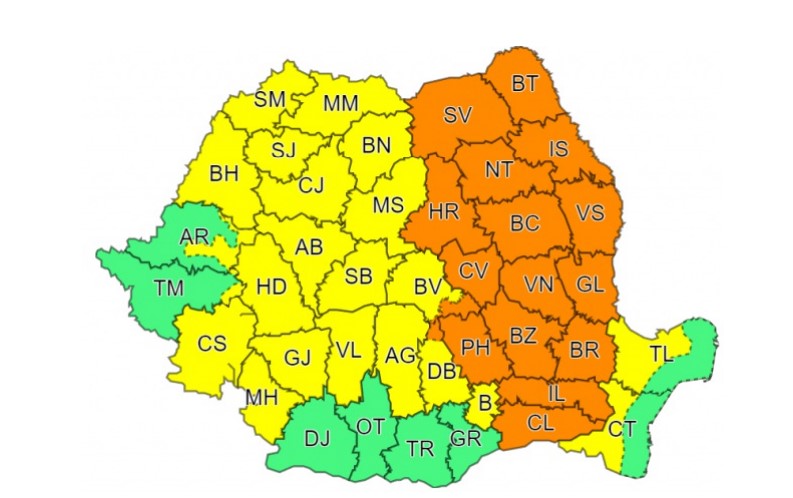 Se anunţă prăpăd în Prahova! Codul Portocaliu, prelungit Se anunţă prăpăd în Prahova! Codul Portocaliu, prelungit
