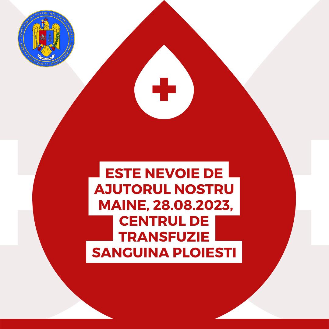 Salvatorii ISU Prahova merg să doneze sânge pentru colegii răniţi în exploziile de la Crevedia Salvatorii ISU Prahova merg să doneze sânge pentru colegii răniţi în exploziile de la Crevedia
