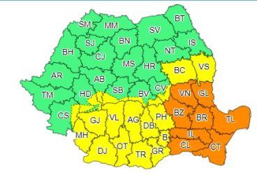 Cod galben de ploi, lapoviţă şi ninsoare în judeţul Prahova