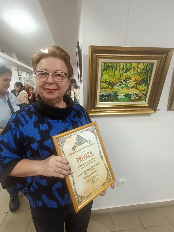 Vara la pădure, lucrarea premiată în cadrul Salonului de Toamnă