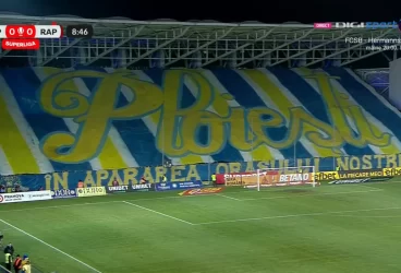 Ca pe “Cluj Arena”, tot o remiză albă în 11 versus 10 și în Primvs Derby: Petrolul – Rapid! Stadionul Ilie Oană, “campion” la… cartonașe roșii, Borza și Papp – ultimii expulzați de pe teren!!