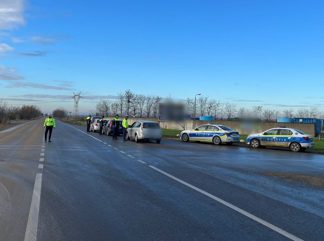 Filtru al Poliţiei Rutiere pe DN1A Filtru al Poliţiei Rutiere pe DN1A