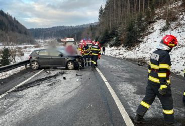 Accident pe DN1, la Azuga – Foto