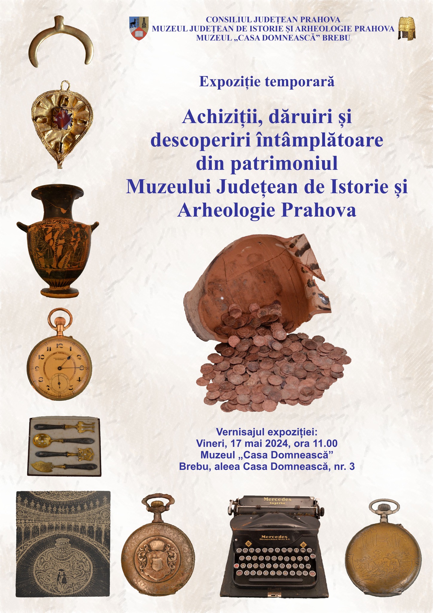 Vineri, 17 mai, evenimente la “Casa Domnească” din Brebu