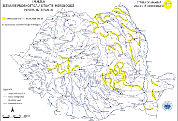 Atenţie! Alertă de viituri pe râuri din judeţul Prahova