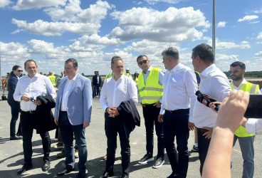 Nanu, alături de Ciolacu şi Grindeanu la şantierul autostrăzii A7: Mă voi implica activ în monitorizarea proiectelor