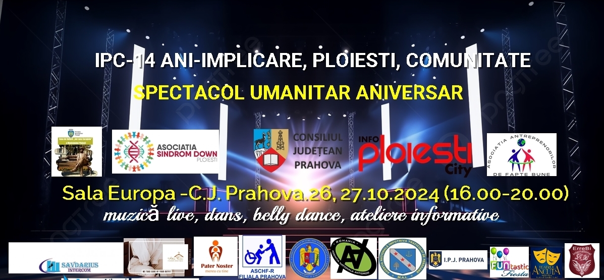 Spectacol umanitar aniversar IPC 14 ani