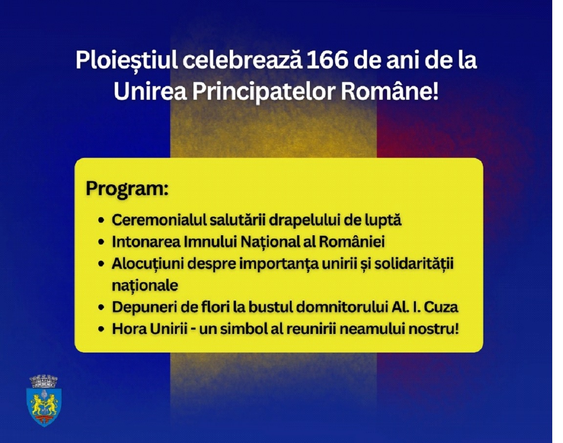 Ceremoii pe 24 Ianuarie, la Ploieşti