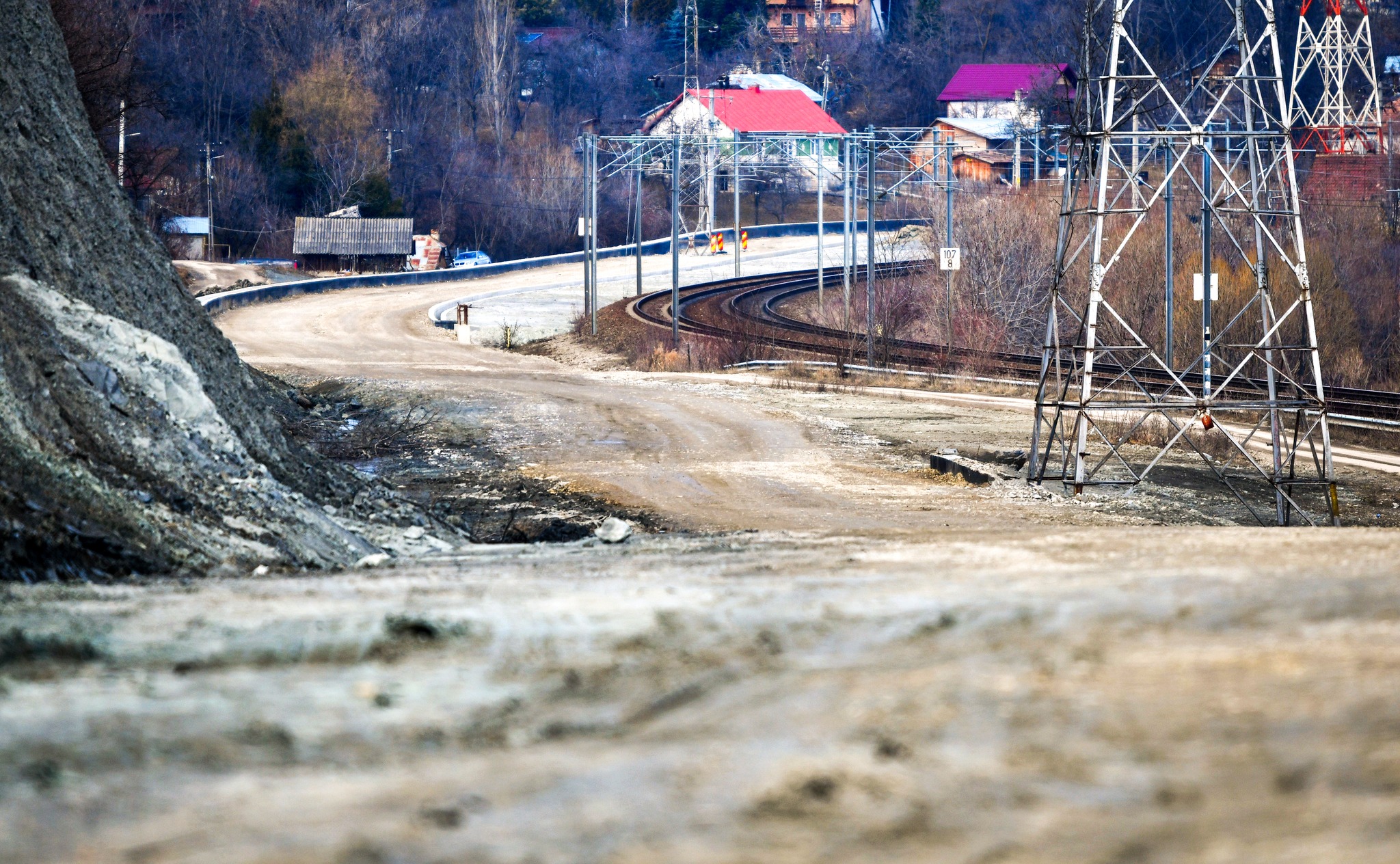 Stadiul lucrărilor la centura oraşului Comarnic Stadiul lucrărilor la centura oraşului Comarnic