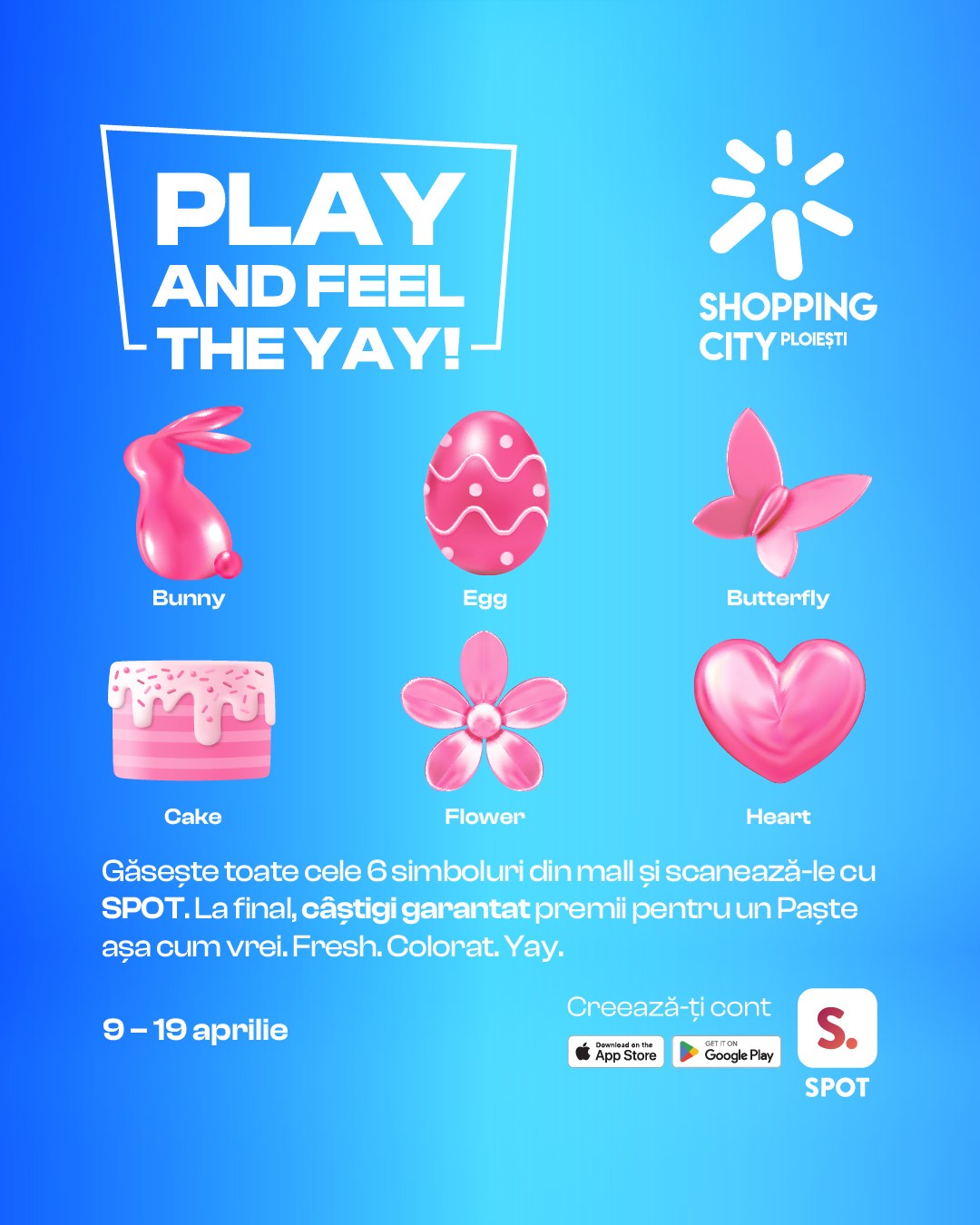 De Paște, Shopping City Ploiești îi invită pe vizitatori la o vânătoare de cadouri surpriză De Paște, Shopping City Ploiești îi invită pe vizitatori la o vânătoare de cadouri surpriză